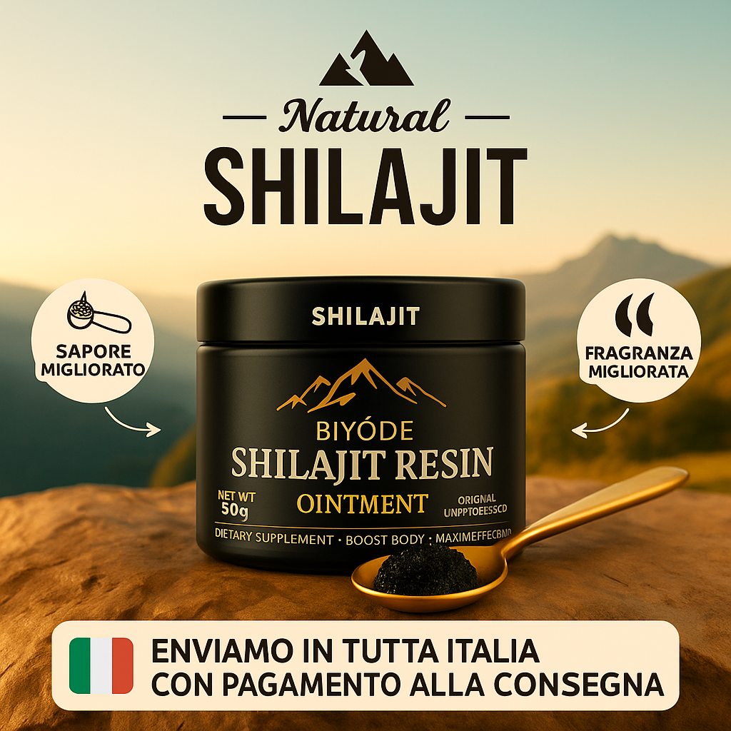 100% Shilajit Puro 💎 Fonte di Energia Vitale Dell'Himalaya