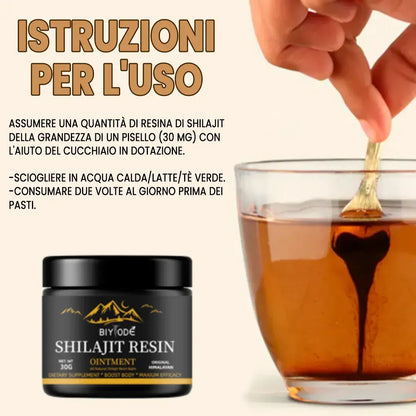 100% Shilajit Puro 💎 Fonte di Energia Vitale Dell'Himalaya