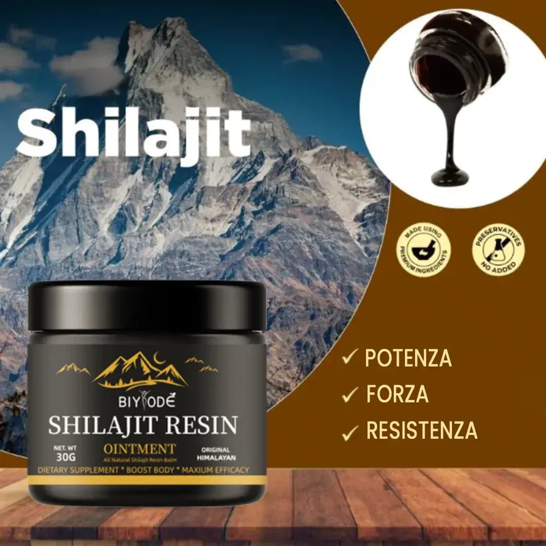 100% Shilajit Puro 💎 Fonte di Energia Vitale Dell'Himalaya